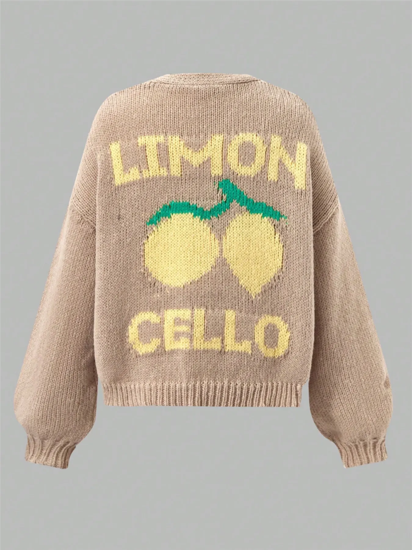 Lemon Button Up Cardigan 3