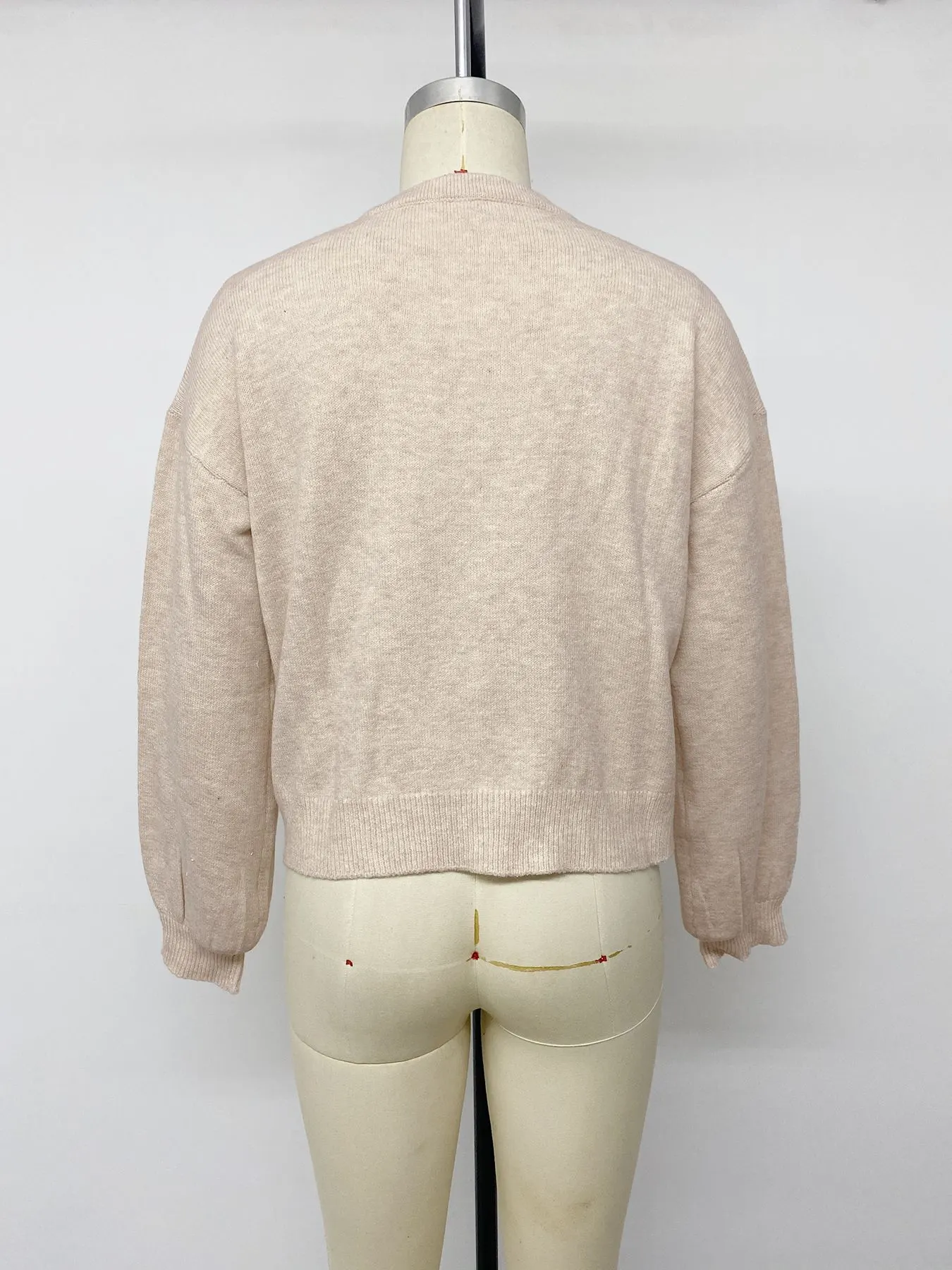 Chunky Knit Dropped Shoulder Sweater 25