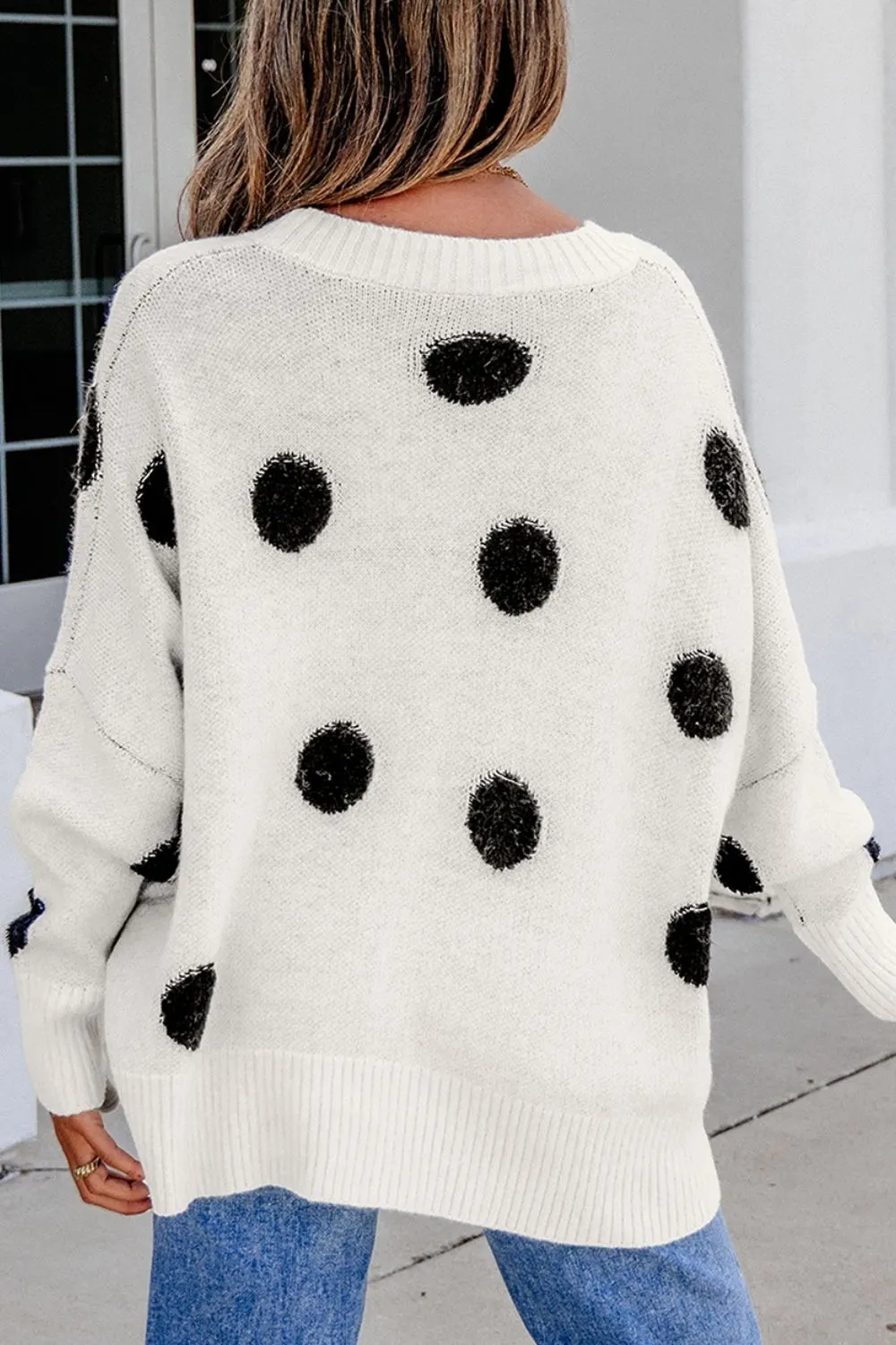 Polka Dot Button Up Cardigan 2