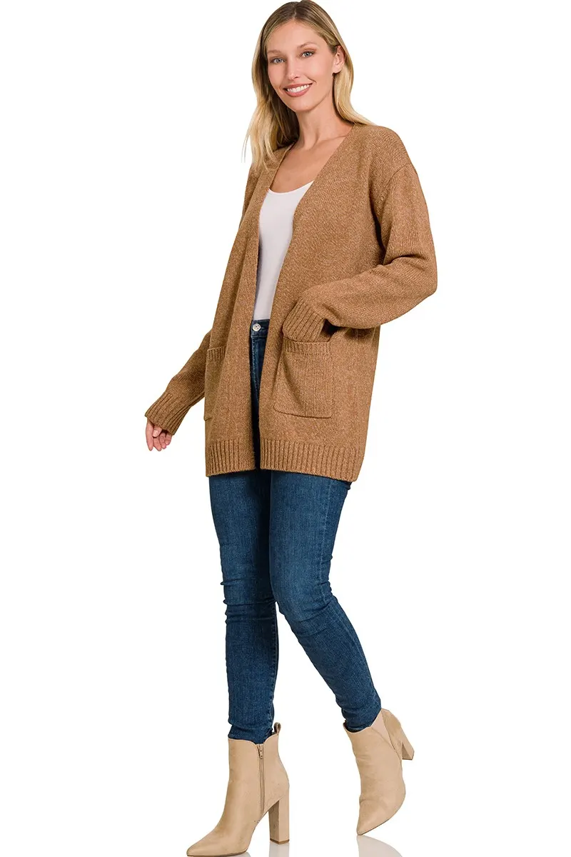 Satin Long Sleeve Wrap Dress 3