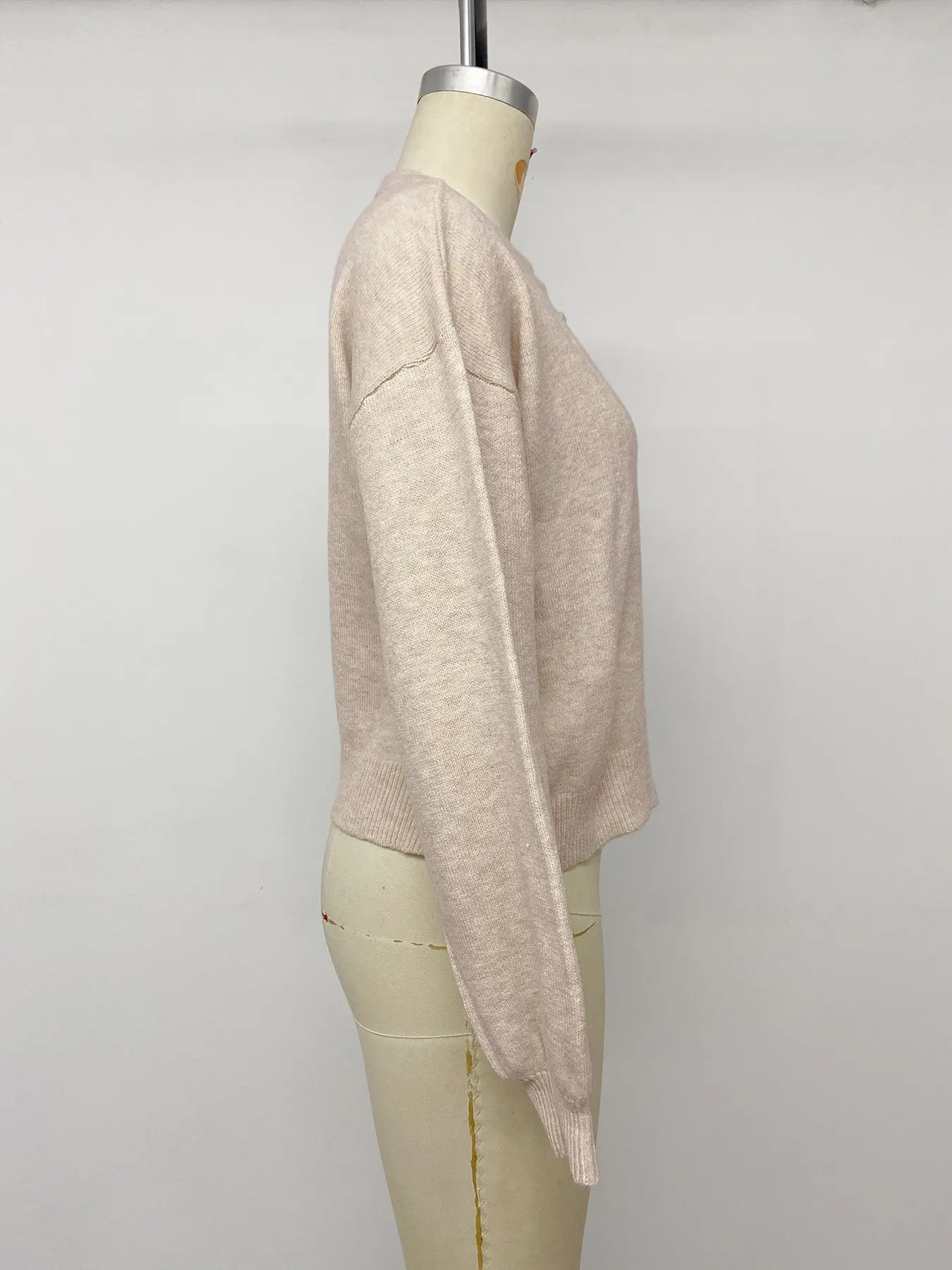 Chunky Knit Dropped Shoulder Sweater 24