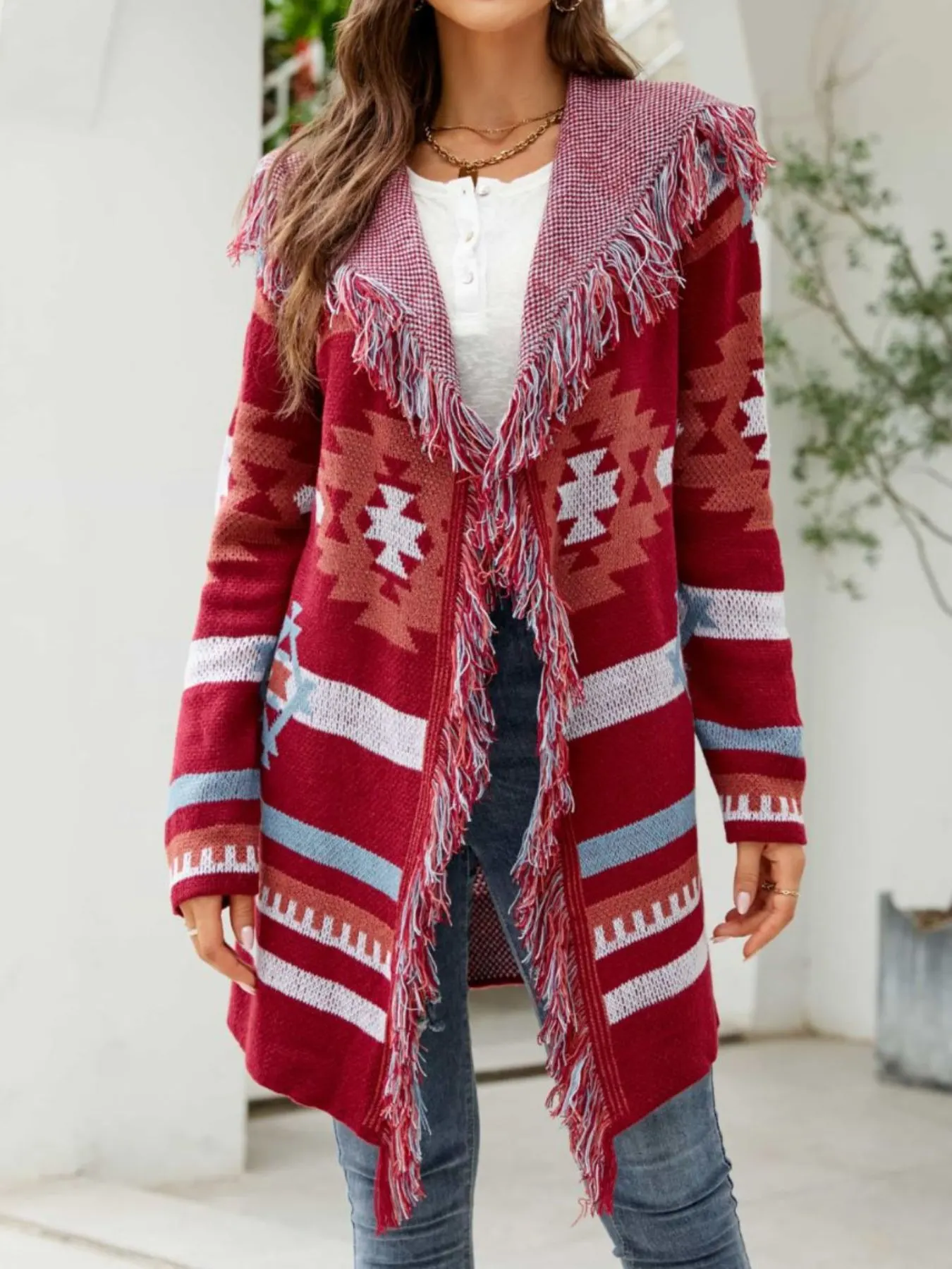 Ribbed Knit Round Neck Slouchy Chunky Sweater 19