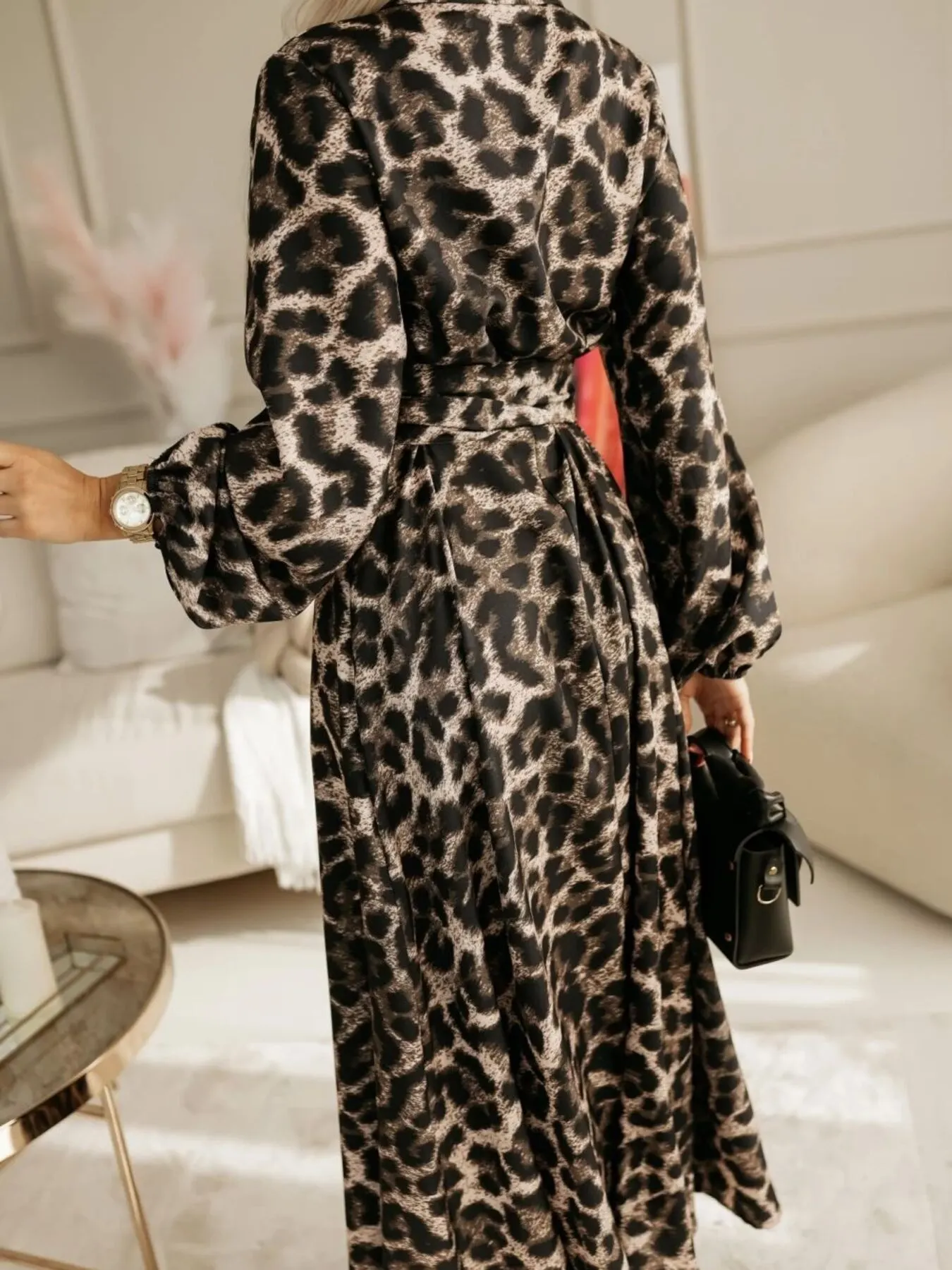 Long Sleeve Maxi Shirt Dress 16