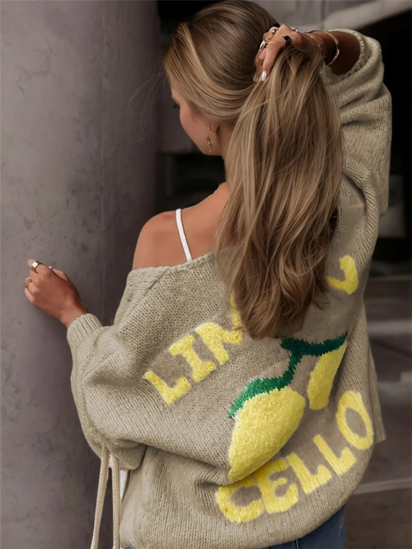 Lemon Button Up Cardigan 2