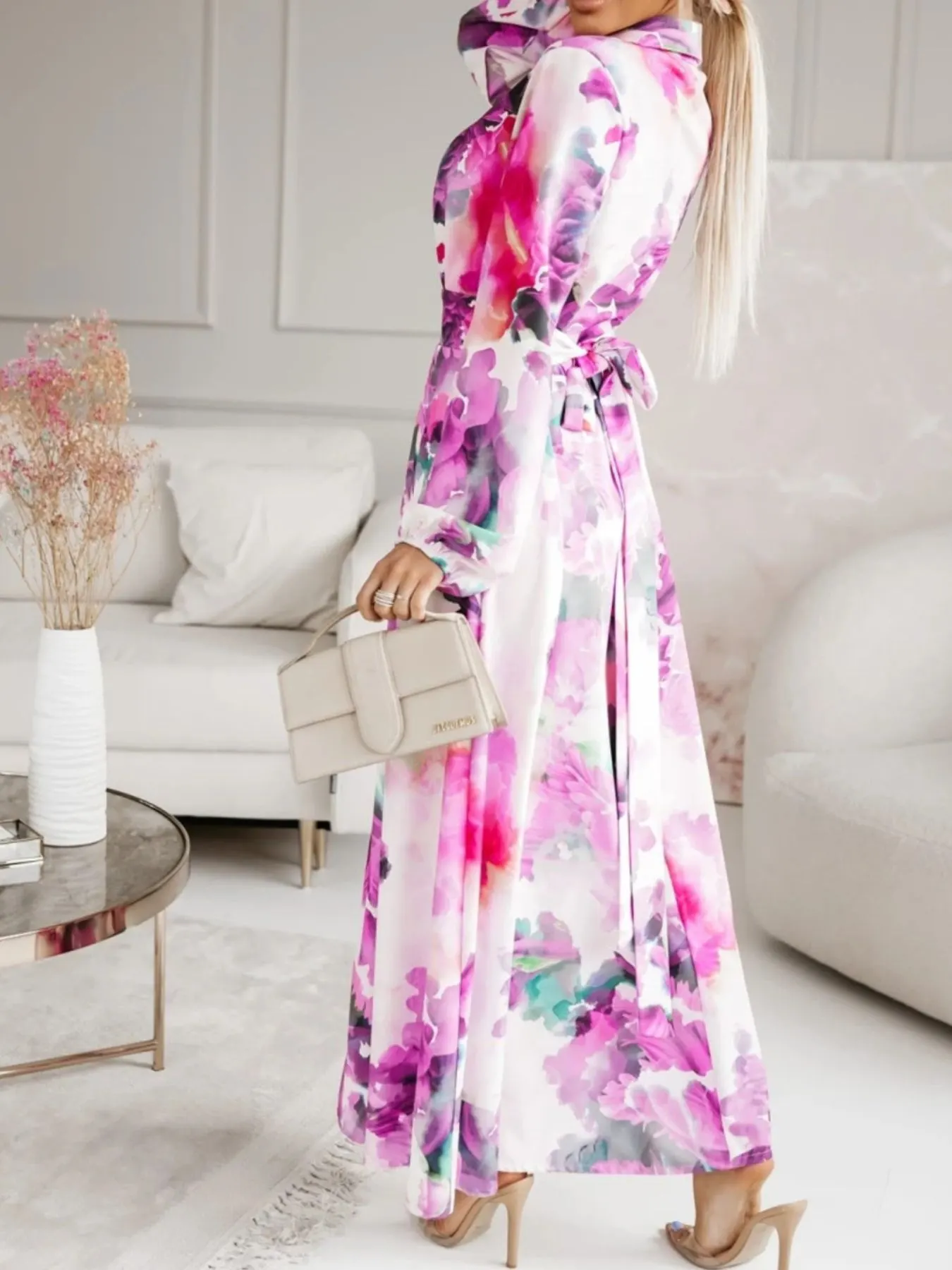 Long Sleeve Maxi Shirt Dress 13